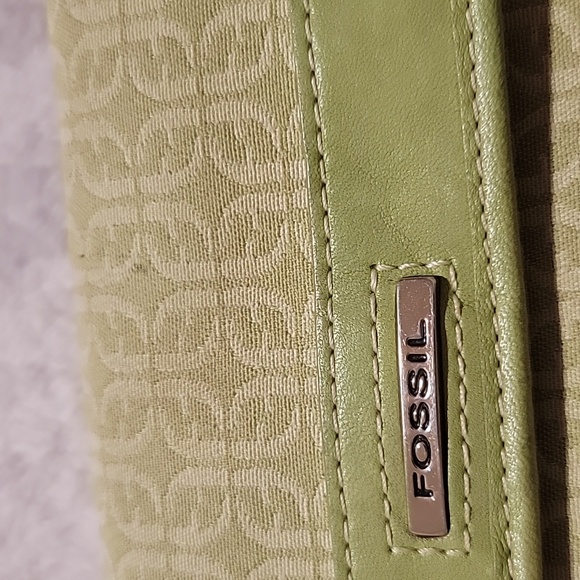 Vintage Fossil Wallet green - Picture 2 of 8